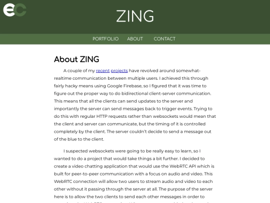 zing/about screenshot