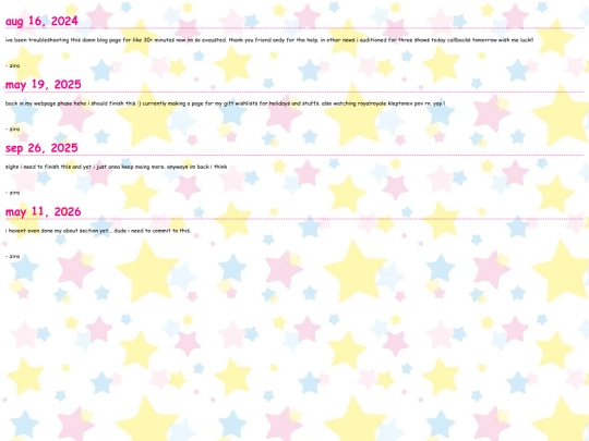 blog screenshot