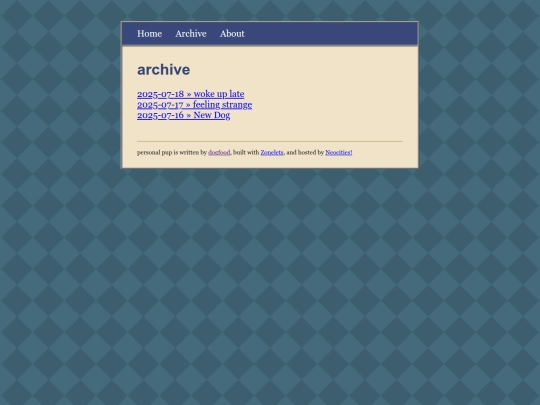 archive screenshot