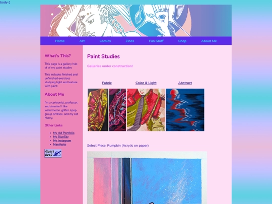 galleries/studies screenshot