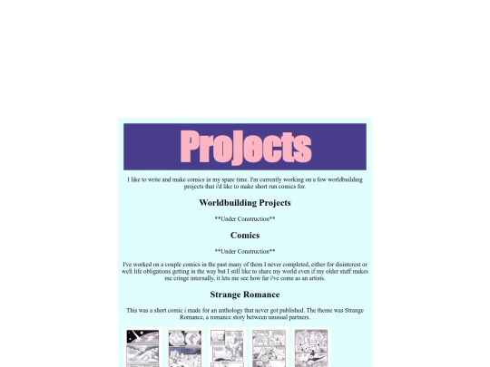 projects screenshot