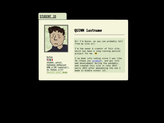 test screenshot
