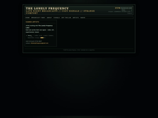 artists screenshot
