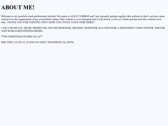 ABOUTME screenshot