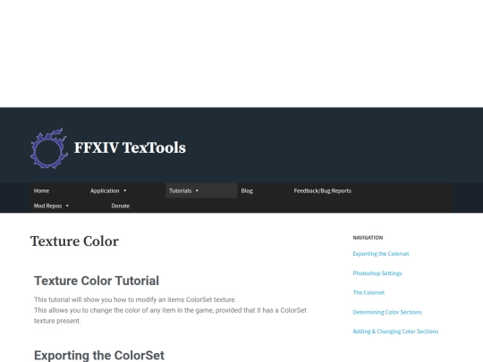 characters/khutani/mods/Texture Color – FFXIV TexTools screenshot