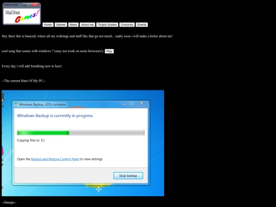 VBHTML/AboutMe screenshot