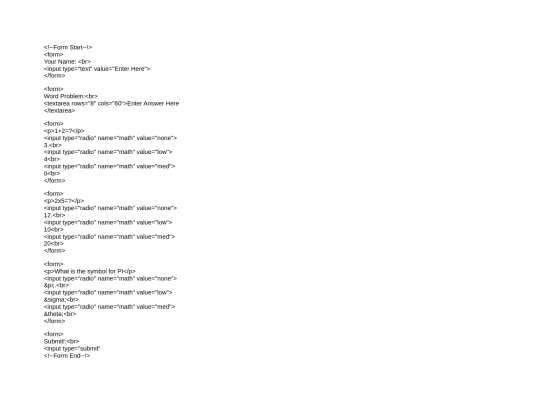 form assignment screenshot