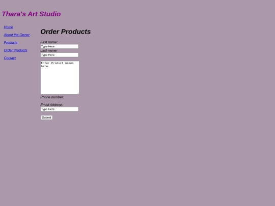 order-products screenshot