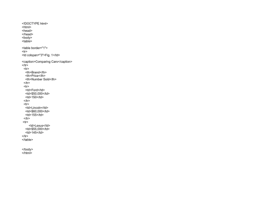 table assignment screenshot