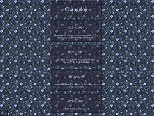 changelog screenshot