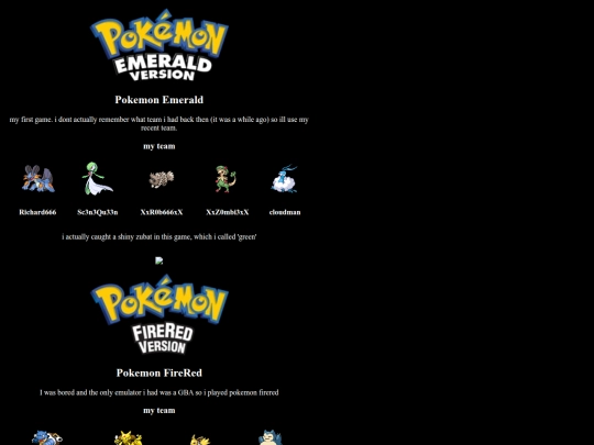 home/interests/pokemon/teams screenshot