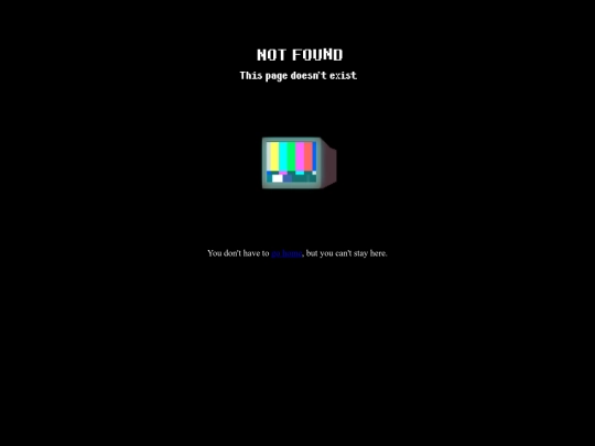 not_found screenshot