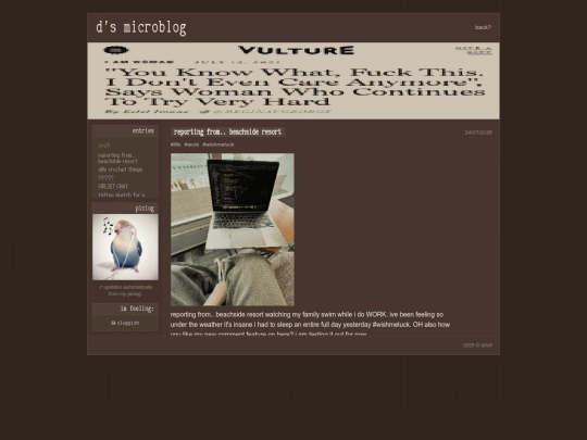 microblog screenshot