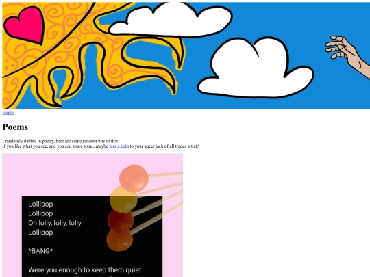 poems screenshot