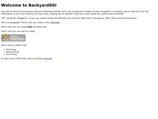 index screenshot