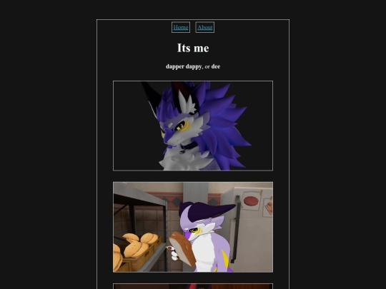 pages/about screenshot