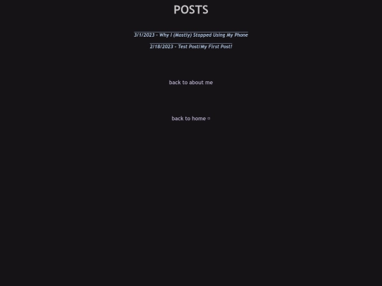posts screenshot