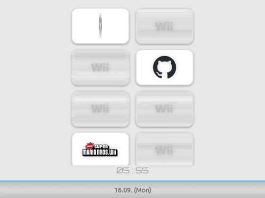 PAGE-WiiMenu screenshot