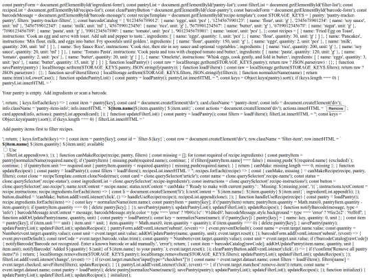 index screenshot
