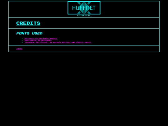 credits screenshot
