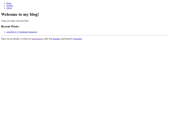 blog screenshot