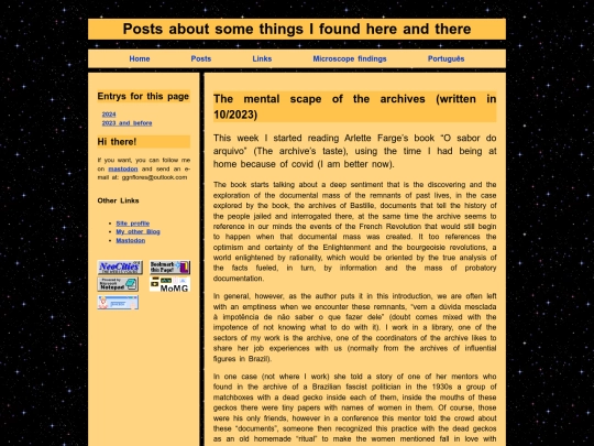 posts screenshot