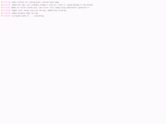 pages/updates screenshot