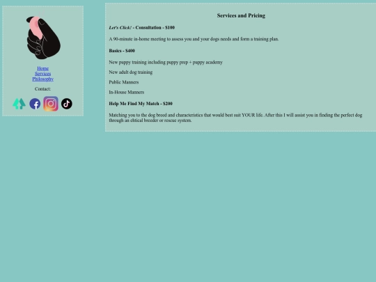 services screenshot