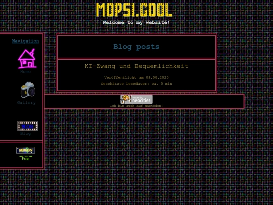 blog screenshot