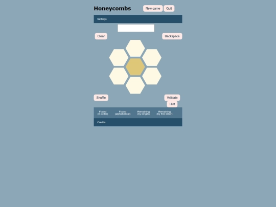 bee/game screenshot
