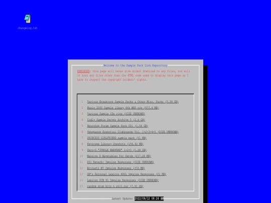 index screenshot