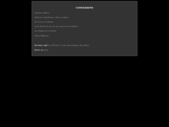 bacchopithèque/confessions screenshot