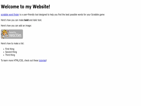 index screenshot
