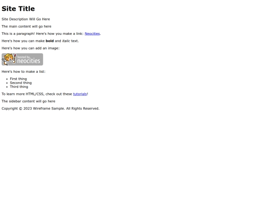 index screenshot