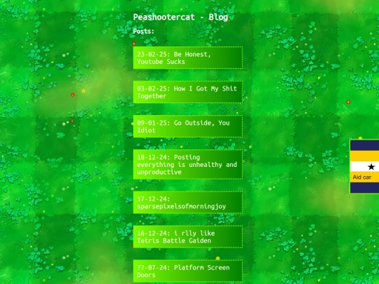 blog screenshot
