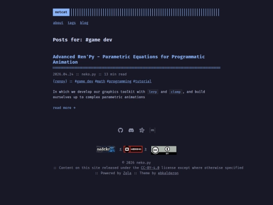 tags/game-dev screenshot