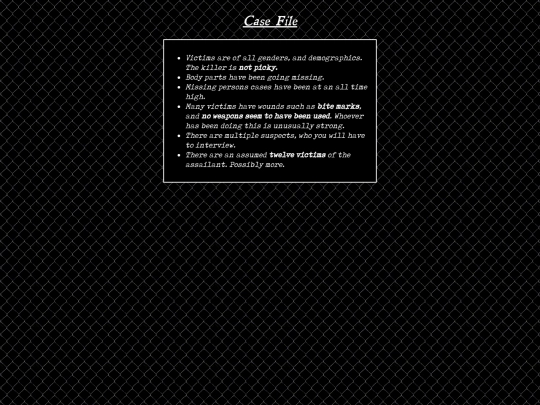 casefile screenshot