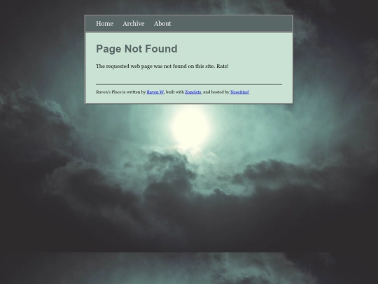 not_found screenshot