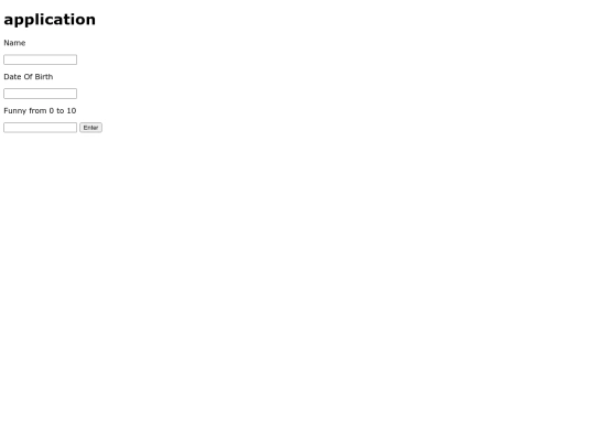 application screenshot