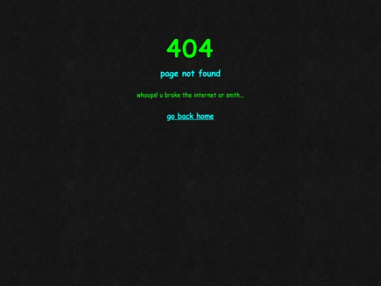 not_found screenshot