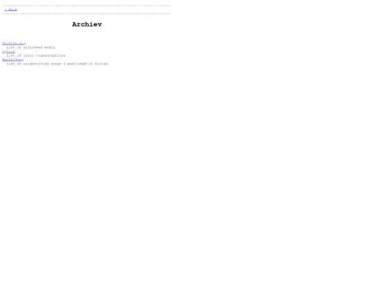 archiev screenshot