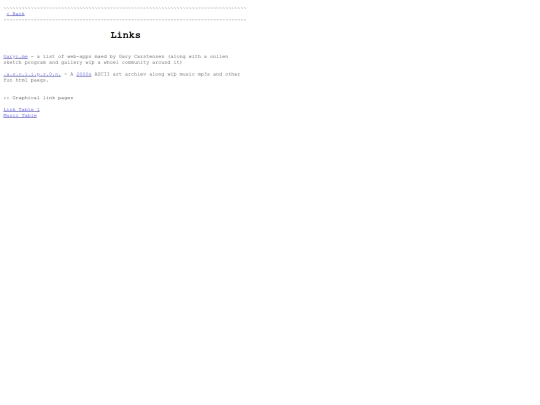 links screenshot