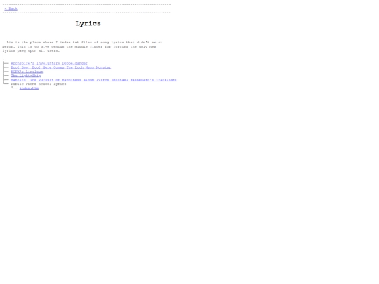lyrics screenshot
