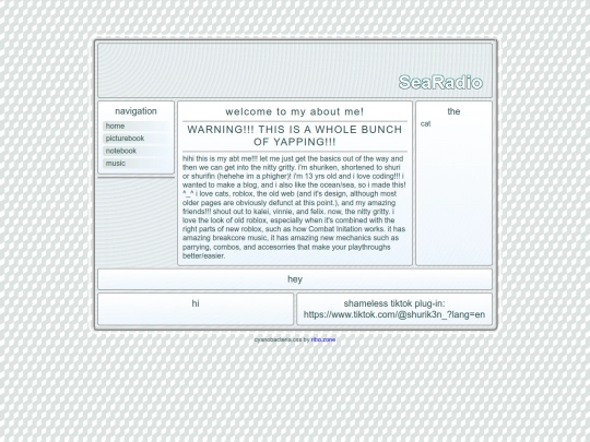 aboutme screenshot