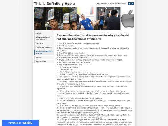 testPages/apple/thisisdefinitelyapple.weebly.com/why-you-shouldnt-sue-me screenshot