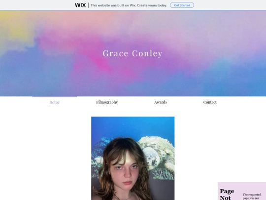 Home _ Grace Conley screenshot