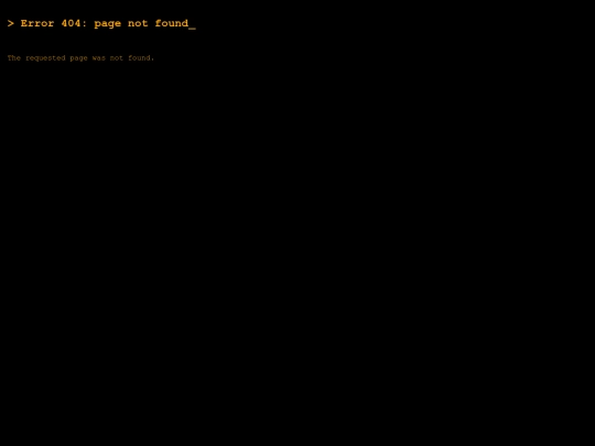not_found screenshot