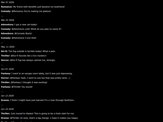 forums screenshot