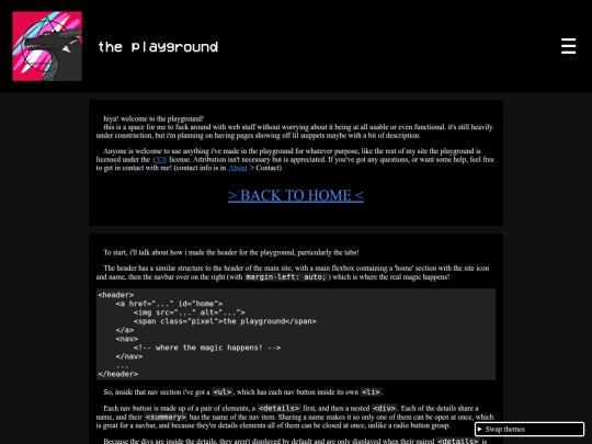 creations/programming/playground screenshot
