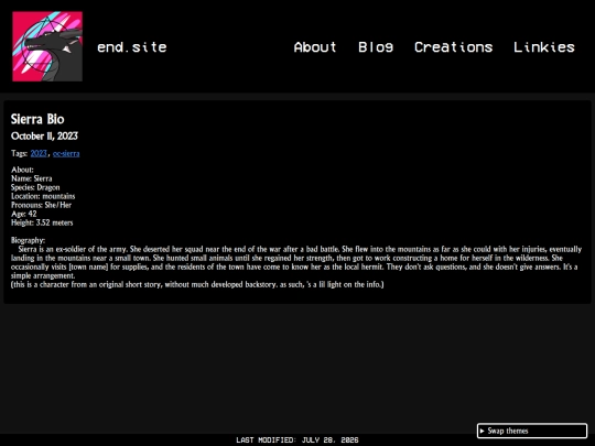 creations/writing/sierra_bio screenshot